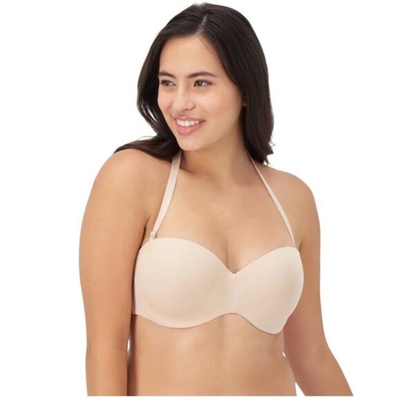 Maidenform Women's‎ Strapless Lift Underwire Bra SN0004 - Nude 42C - Picture 1 of 9